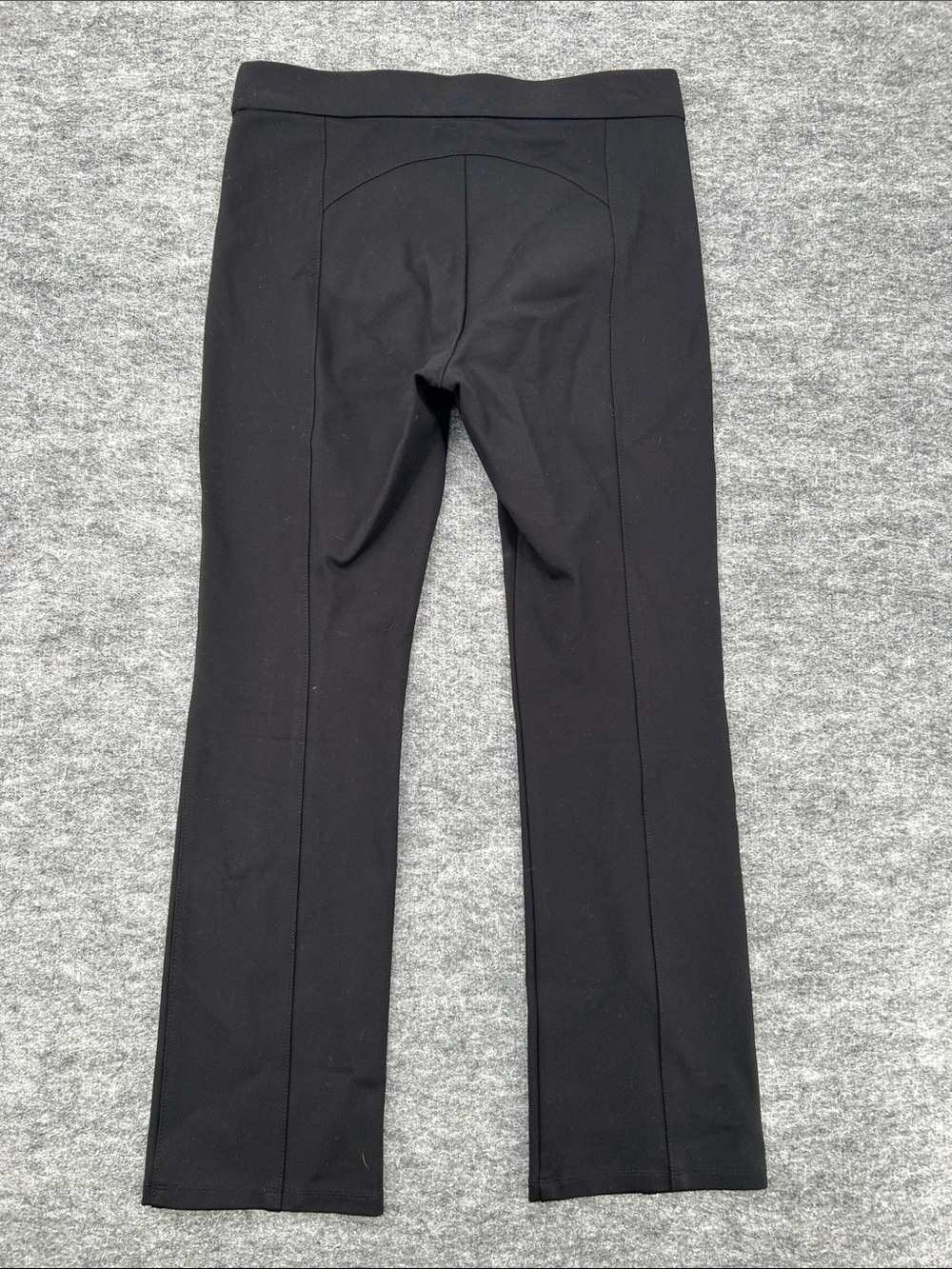 Tory Burch Black Leggings with Orange Logo Tag Size Small - Picture 7 of 11